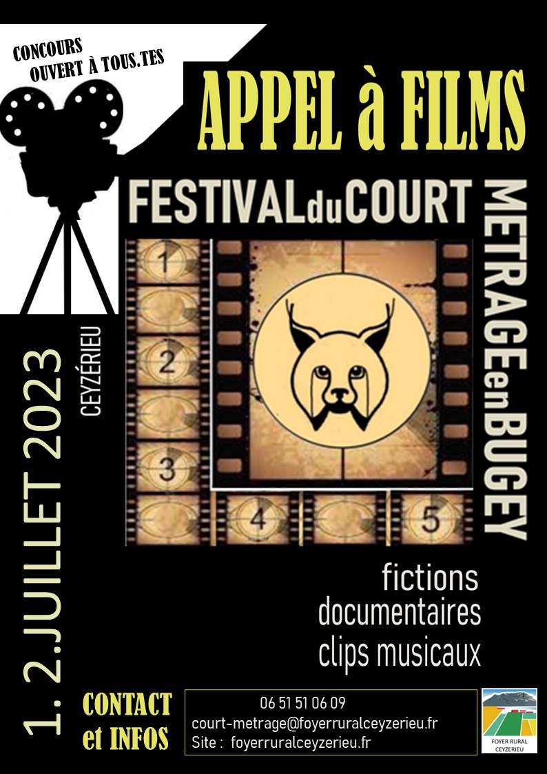 Lire la suite à propos de l’article Festival du court métrage en Bugey – Appel à Films Prolongation