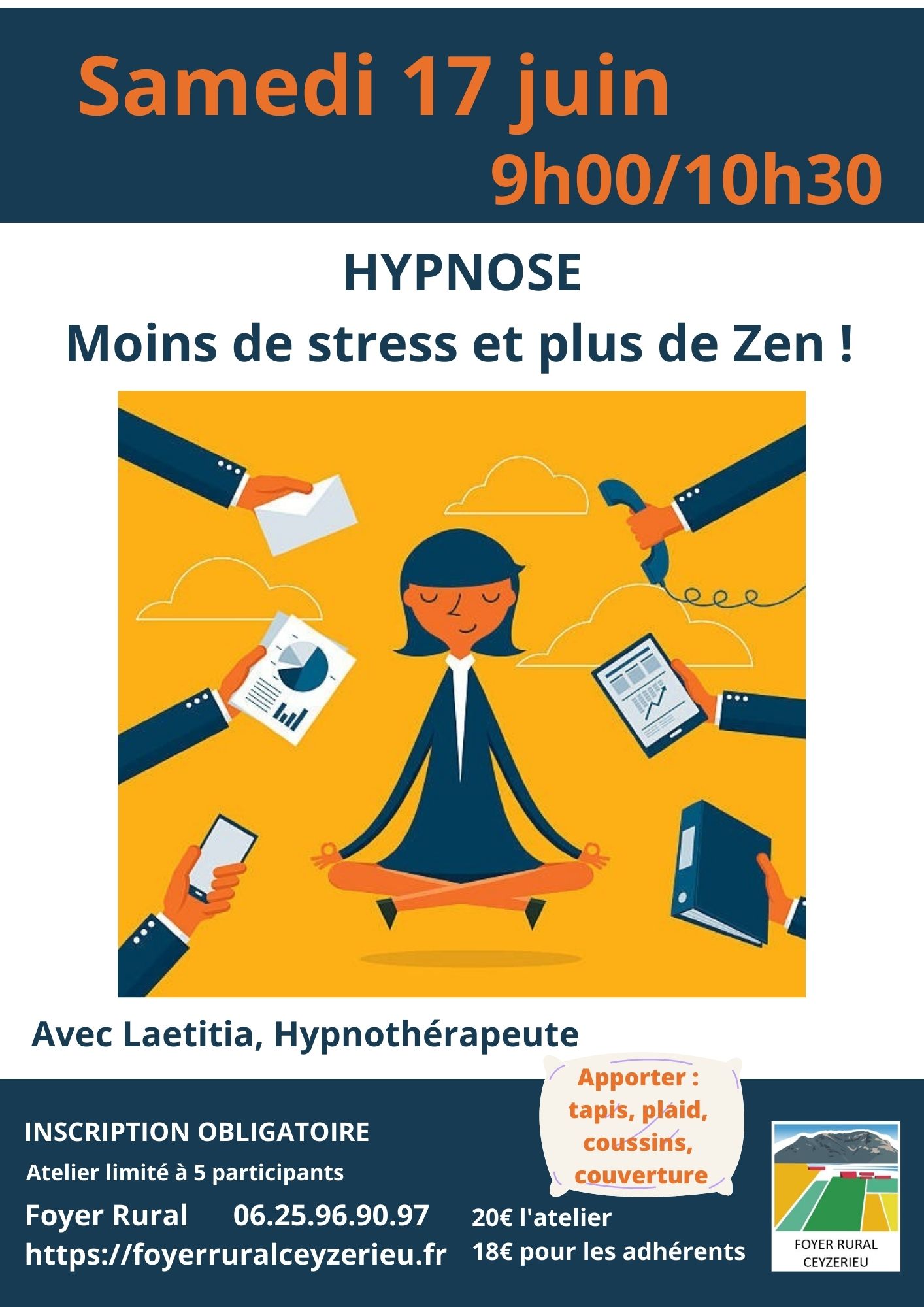 Lire la suite à propos de l’article Hypnose: moins de stress et plus de zen